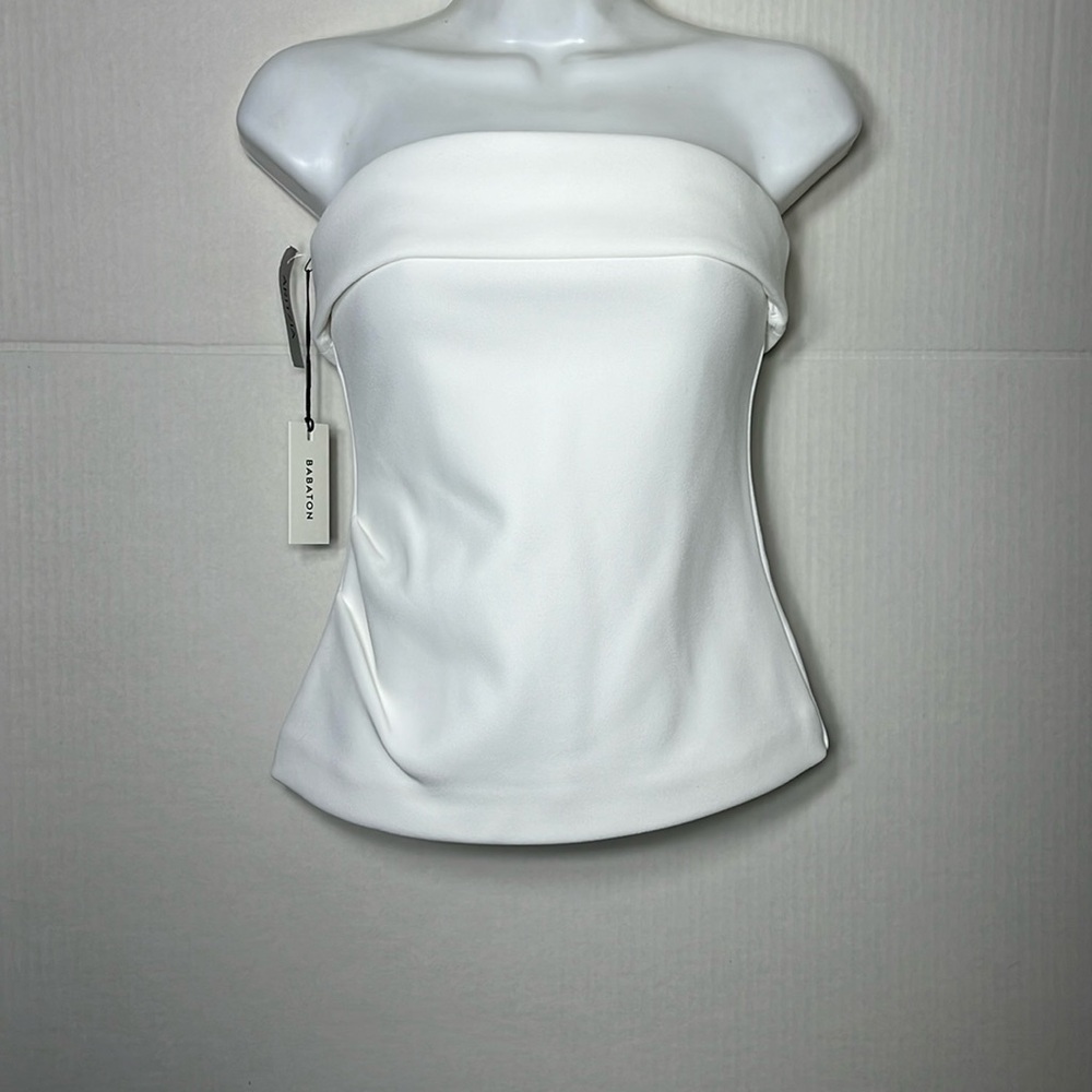 NWT Aritzia Babaton color white Eyecatcher Tube Top
